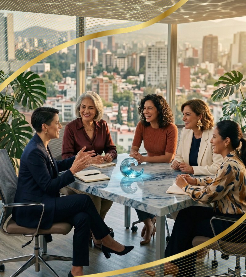 Equipo diverso trabajando juntos